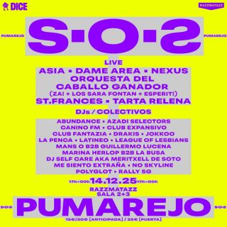 SOS Pumarejo 🚨🚨
El Pumarejo ens necessita. La sala underground de referència de l’àrea metropolitana, que des dels seus inicis –l’any 2015– ha impulsat moviments culturals emergents i ha donat suport al desenvolupament d’artistes com Tarta Relena o Marina Herlop –els seus primers concerts van ser a El Pumarejo– està tancada des del passat mes d’agost.
L’Ajuntament de L’Hospitalet va notificar una suspensió immediata de la seva activitat i l’exigència d’unes obres al local. I així va fer l’associació cultural: van tancar, van fer un crowdfunding i van fer les obres. A l’octubre, l’Ajuntament va demanar més obres.
Amb tot això, El Pumarejo no sap quan podrà obrir, i el més greu, continua tenint despeses –lloguer del local. subministrament, altres despeses...–, però cap mena d’ingrés des de fa mesos, i tampoc pot programar de cara a 2026.
Com que la situació cada cop és més insostenible, però ni l’equip –que fa mesos que no cobra– ni els amics de El Puma –com es coneix la sala– es rendeixen, han organitzat el pròxim diumenge 14 de desembre un esdeveniment benèfic a les sales 2 i 3 del Razzmatazz.
Sota el nom de SOS Pumarejo i en format tardeig –de 5 h de la tarda a mitjanit–, actuaran en directe molts dels artistes i grups locals que han escrit la història de la sala, com Dame Area, Tarta Relena, Za!, Las Sara Fontan, ASIA, a més de DJ sets de Meritxell de Soto, Marina Herlop, Jokkoo, Me Siento Extraña, Canino FM, Mans O o Latineo, entre molts altres artistes.
La recaptació íntegra de les entrades –tots els i les artistes actuaran gratis, Razzmatazz ha cedit l’espai, i DICE ha renunciat a la seva comissió– es destinarà a finançar les obres pendents. Amb aquesta iniciativa, El Pumarejo busca continuar sent un referent cultural i artístic de la nostra ciutat.
@elpumarejo @razzmatazzclubs @dice_spain @asia.violin @dame_area_ @nexus_daband @___za___________ @los_sara_fontan @tartarelena @__st.frances @jokkoo.collective @meritxelldesoto @latineo__ @mesientoextranya @rally5g @abundanceisyou @azadisound @canino.fm @club_fantazia @clubexpansivo @drakisbarcelona @leagueoflesbians @mans_o @guillermolucenamejias @marinaherlop @la.busa @no__skyline @p_o_l_y_g_l_o_t